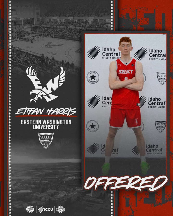 Ethan Harris (@ethanharris35) on Twitter photo Thank you to Coach Lundgren for giving me an offer to Eastern Washington.
<a href="/PRO16League/">PRO16/NXTPRO League</a> <a href="/SelectHoopsUSA/">Select Basketball (MBB)</a> Thank you to Coach Lundgren for giving me an offer to Eastern Washington.
<a href="/PRO16League/">PRO16/NXTPRO League</a> <a href="/SelectHoopsUSA/">Select Basketball (MBB)</a>