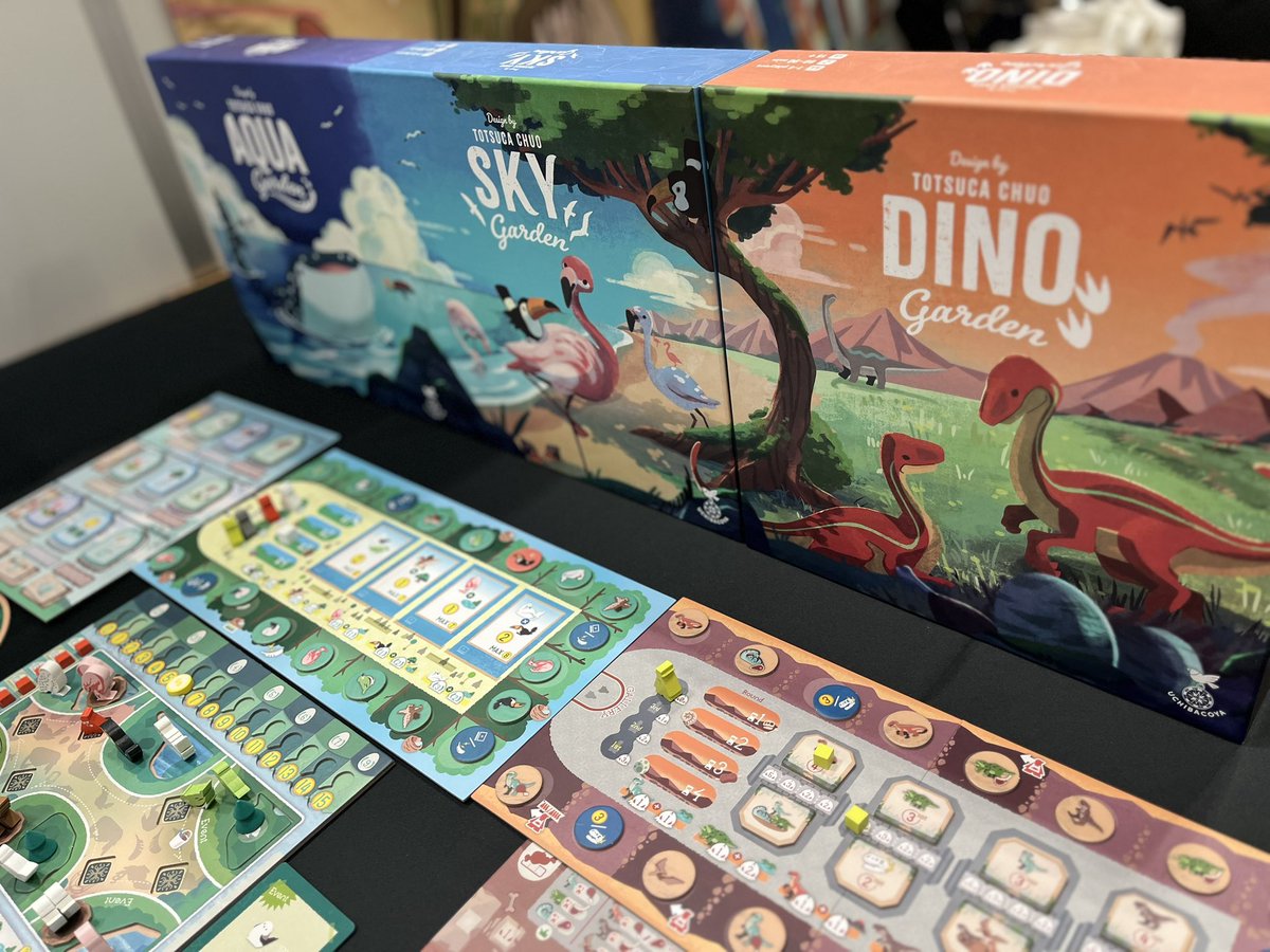 ガーデンシリーズ展示チラ見せ…パッケージが可愛いわねぇ😍