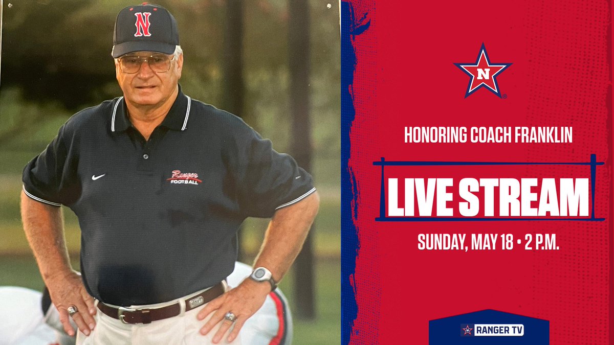 Coach Bobby Franklin's memorial service will be held on Sunday afternoon at 2 P.M. at Howard Coliseum. If you are unable to attend, there will be a simulcast of the service on Ranger TV (nwccrangers.com/watch).