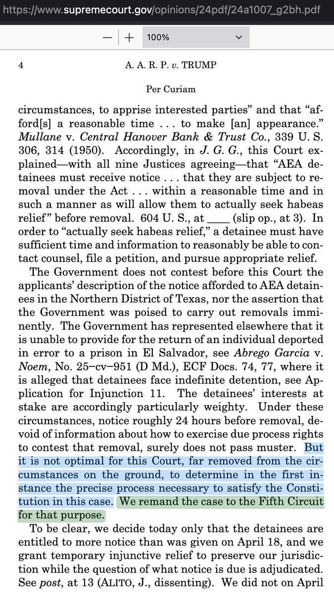 What lower court (in)action is before the 5th Cir. now? With SCOTUS' super-injunction in place, how could lower court find irreparable harm for PI?  Why are notice rules and AEA legality, which district judges rule on elsewhere, leapfrogging the district court here? I'm confused.