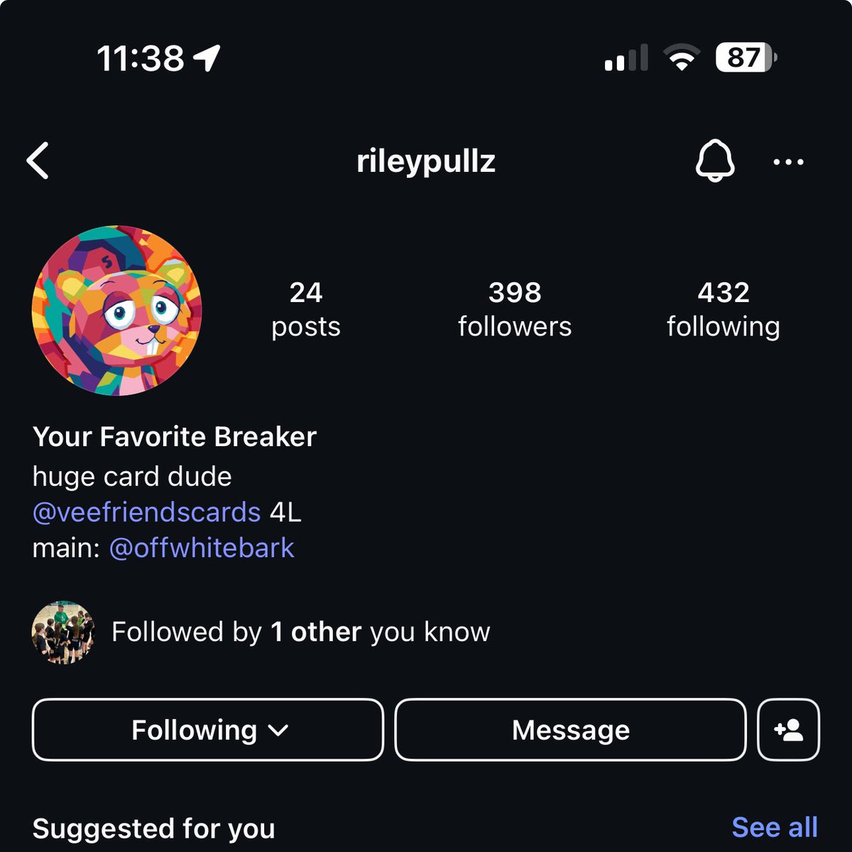Here we go again <a href="/OFFWHITEBARK/">Riley Barker</a> !!! Let’s do this <a href="/ttillette/">Tristan Tillette</a>  and <a href="/friendsofveeknt/">Friendsofveewithkandtee</a>