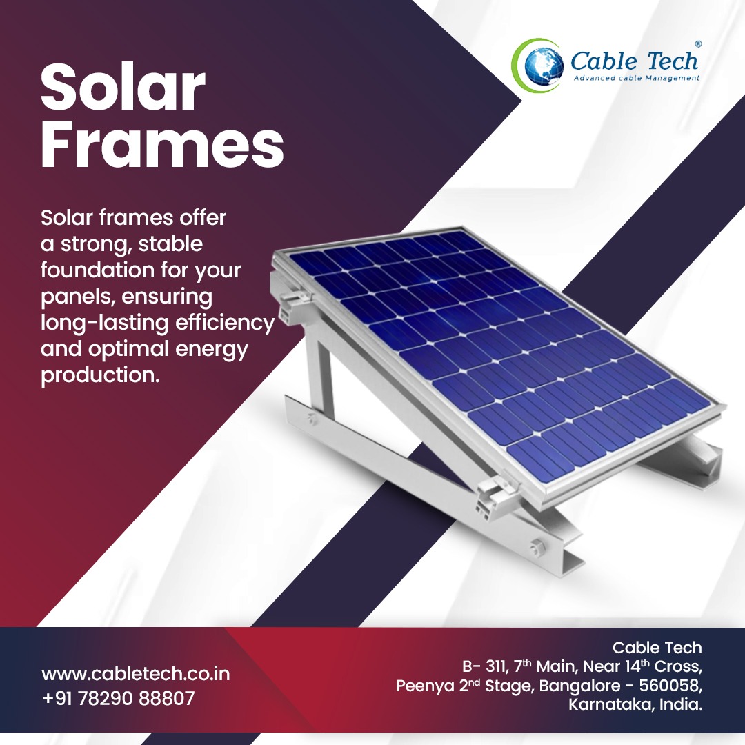 cable7858's tweet image. Solar frames offer a strong, stable foundation for your panels, ensuring long-lasting efficiency and optimal energy production.

📞 Call/WhatsApp: 78290 88807
🌐 cabletech.co.in

#solarframe #solarframemanufacturer #energyefficiency #premiumquality #ecofriendly