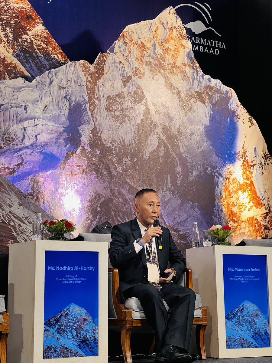 “We are not merely losing the mountains and mountains beauty;we are losing our hope and sense of identity. While opportunity to climb the mountain can unite people from different religions, we must  consider mountain people are suffering the most among us” Ghana Gurung <a href="/WWFNepal/">WWF Nepal</a>