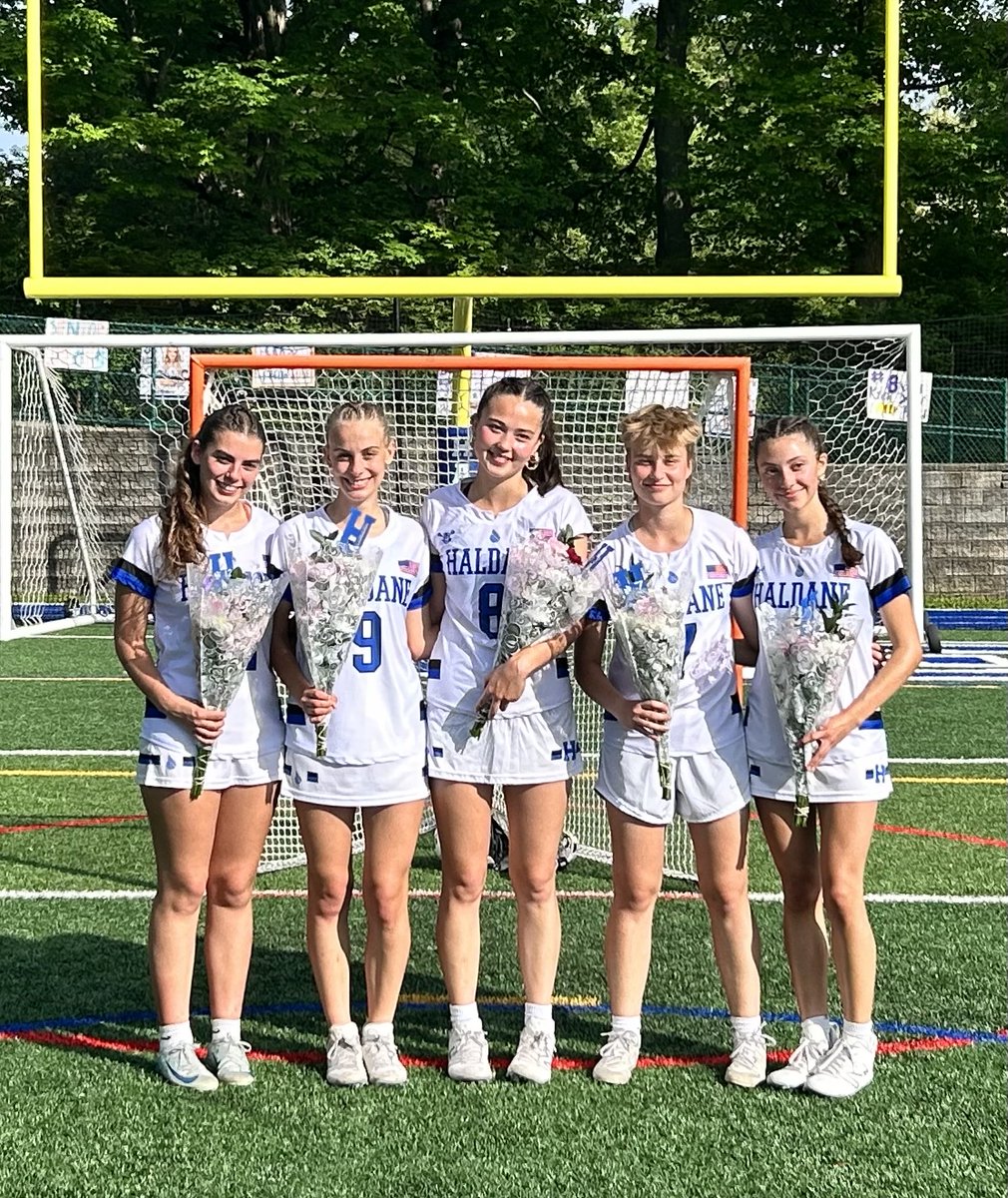 HBlueDevils's tweet photo. Congratulations to the Haldane girls  lacrosse seniors.  Thank you for your dedication to the program and good luck in your future endeavors. https://t.co/EKqE7QsfwA