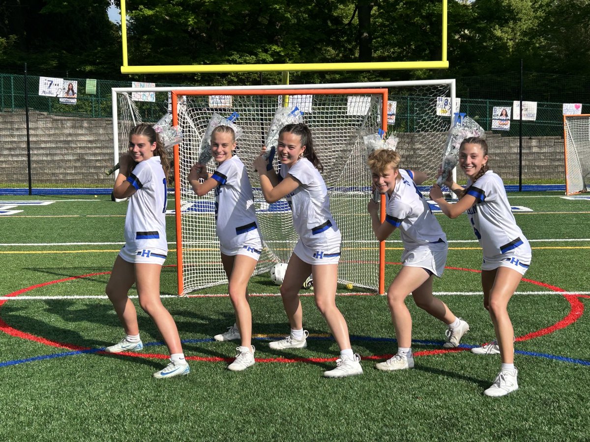 HBlueDevils's tweet photo. Congratulations to the Haldane girls  lacrosse seniors.  Thank you for your dedication to the program and good luck in your future endeavors. https://t.co/EKqE7QsfwA