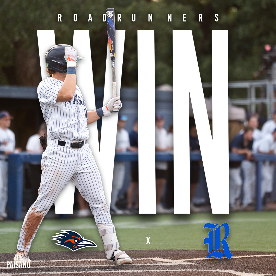 #UTSA baseball takes the series against Rice University with an 11-4 win at Roadrunner Field.

The Roadrunners have won nine conference series 🤙