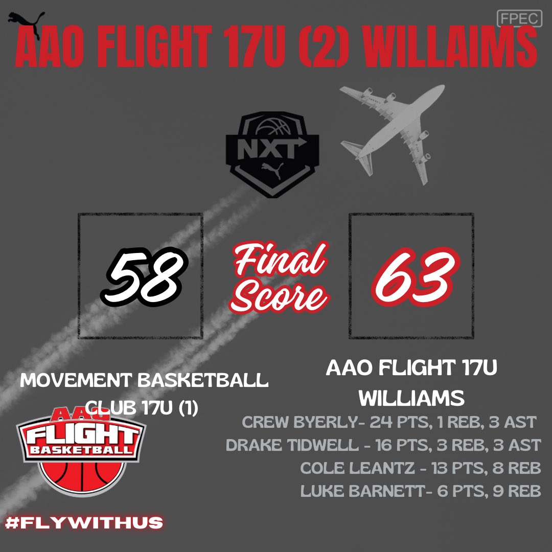 17U Williams starts the weekend off with a win!