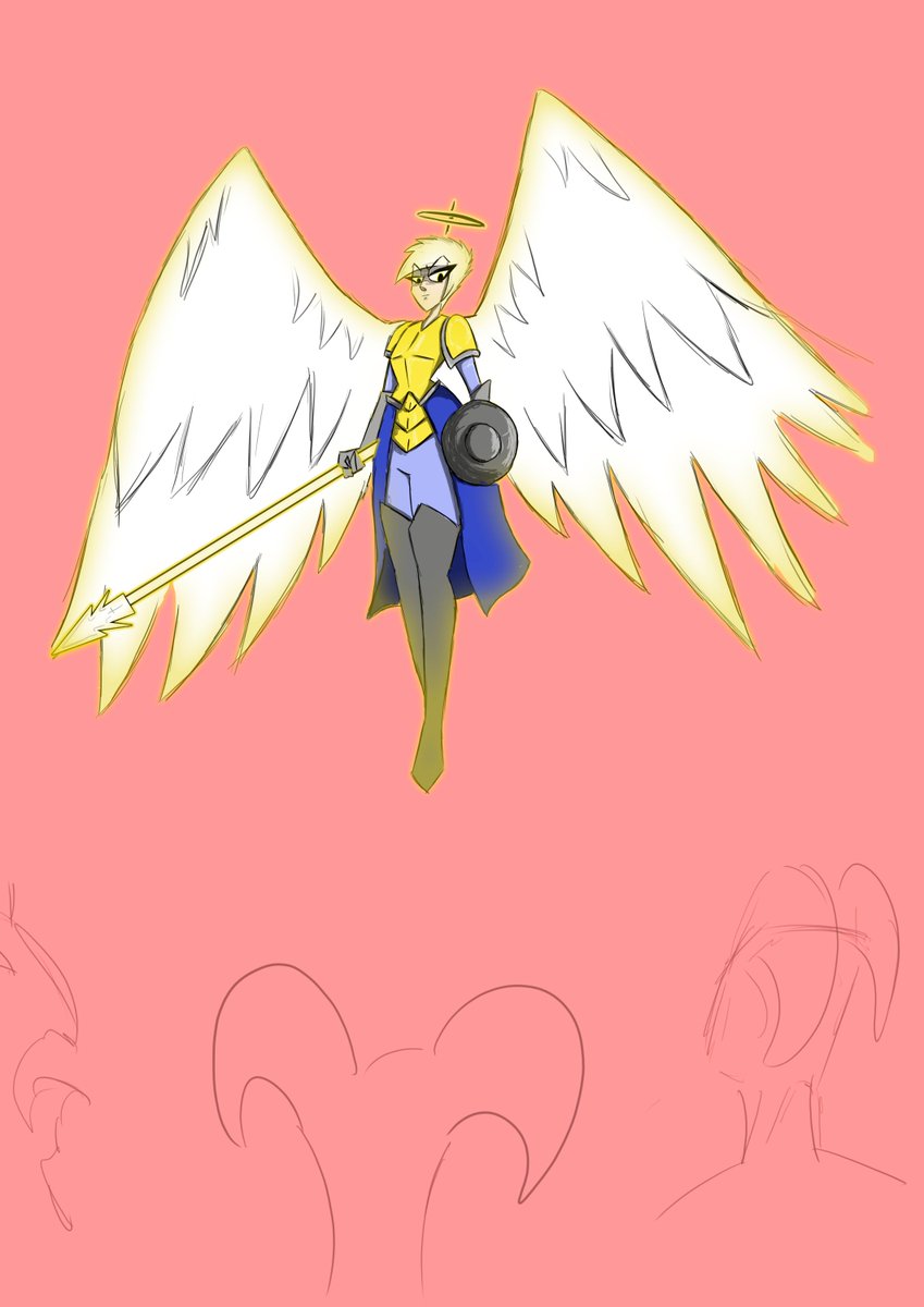 Bloodeagle1805's tweet photo. #HazbinHotelLucifer #HazbinHotelFanart #HazbinHotelAdam #sketch 

Jeanne D´Arc of Hazbin Hotel/Helluva boss, work in progress

The end of the sinners has come https://t.co/ZTd60gD2IA