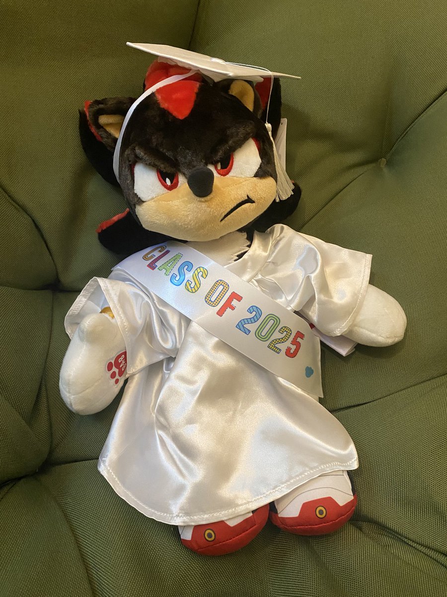 silvers_rings's tweet image. Graduated today! I’m free 🙌 #SonicTheHedgehog