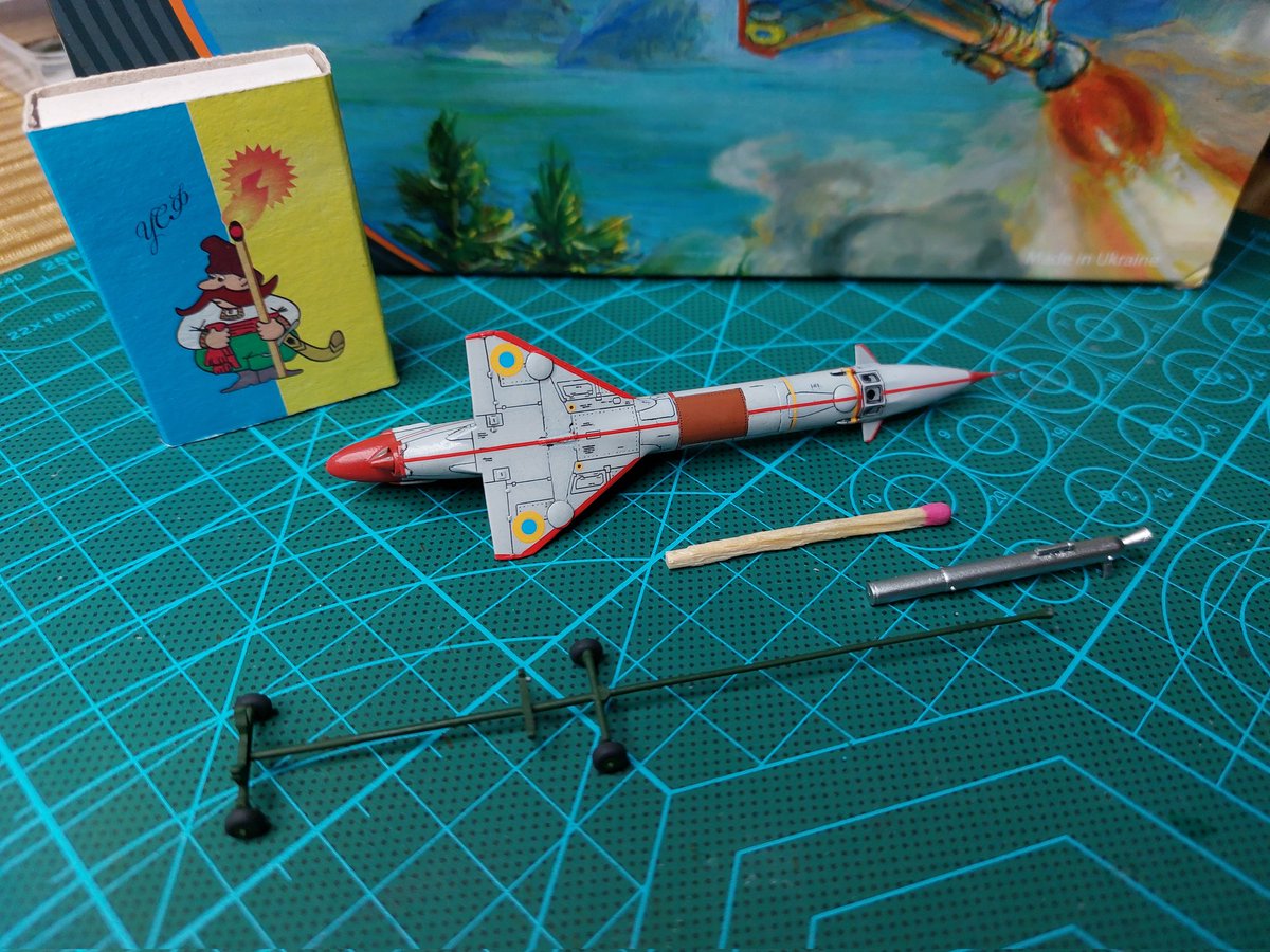 kit is highly detalized and of high quality, but requires patience (like all other short-run model kits)

I'm happy that this project is done the way I wanted!

And now I'm happier since <a href="/ClearPropModels/">ClearPropModels</a> produced a new Tu-143 but in 1/35 scale!

I hope you will like the result😌