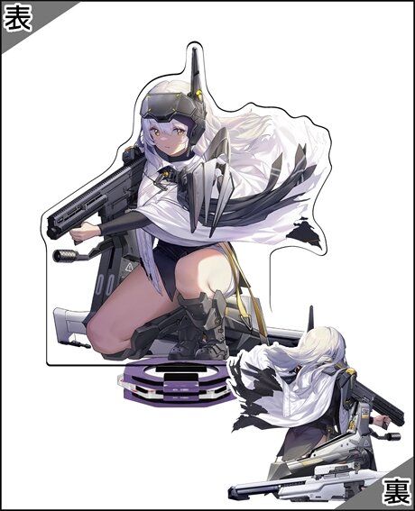 「バニー衣装の背中もバッチリ!『勝利の女神:NIKKE』両面アクスタカードゲームに」|⚡Game*Spark⚡のイラスト