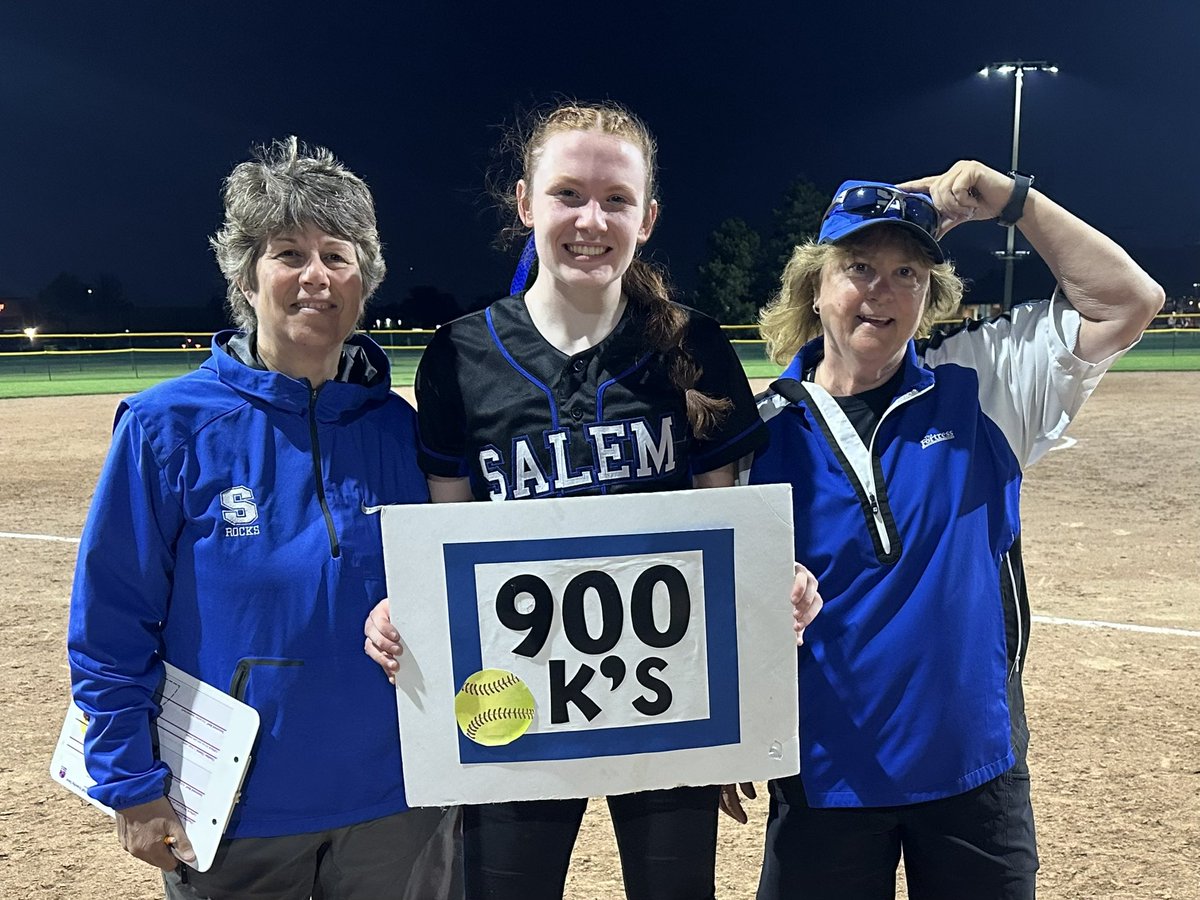 Tonight was a great game - 900 career K’s and PR of 65MPH!! Thank you to everyone who has helped me reach these crazy milestones! 🔥🔥
