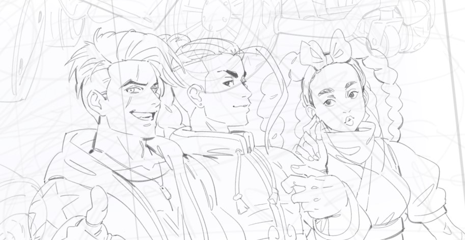 i kind of like these three #wip #sf6