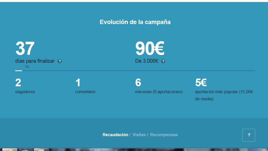 Campaña vkm.is/expotitanic
SE NECESITAN
582 mecenas de 5€ (el aporte + popular)
116 mecenas de 25€
72 mecenas de 40€ ó
41 mecenas de 70€
Venga, #haztemecenas #hazloposible exposicion del #Titanic #cultura #historia #turismo #Cordoba #maquetas #antiguedades