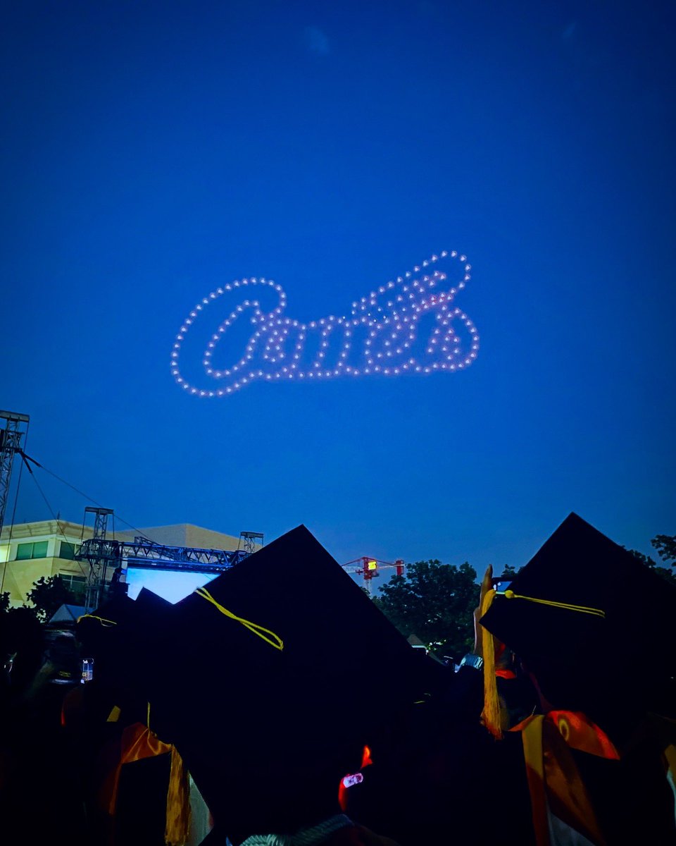 The drones said it best — congrats Comets!

#utdgrad
