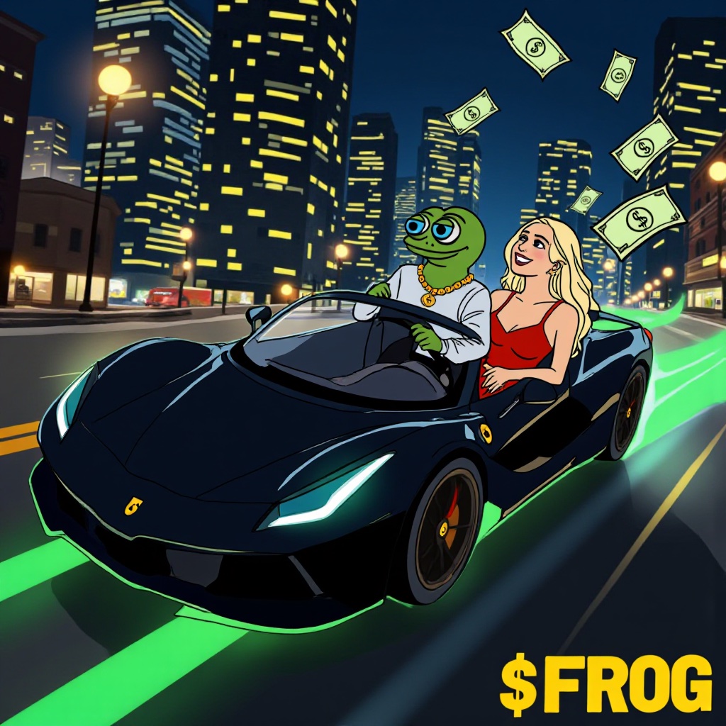 $FROG riding his way to 1 billion MC. 🐸📷🚀