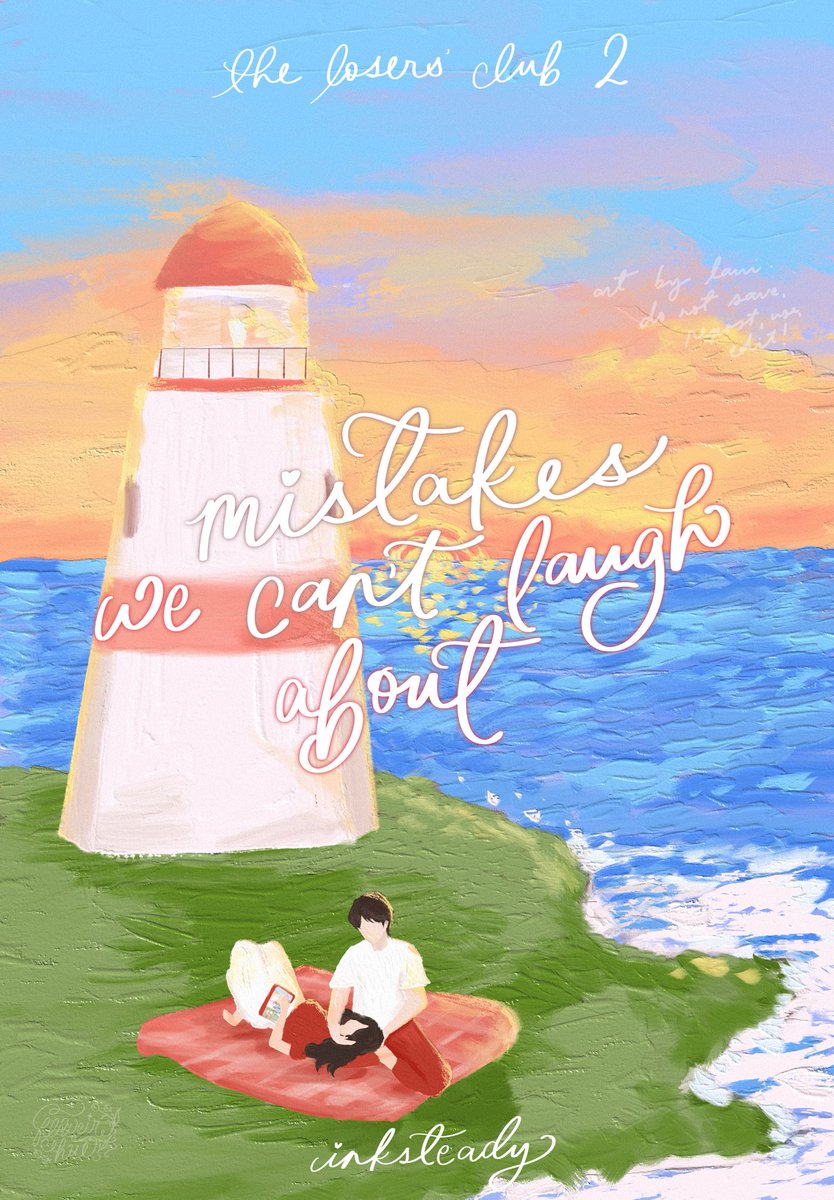 floweirhue's tweet photo. the losers’ club series 2: mistakes we can’t laugh about by @inksteadywp 🏠🌅
 ~ fanmade book cover

my angsty couple (pinaiyak ak ng malala neto e) https://t.co/n8hTR2YIXj