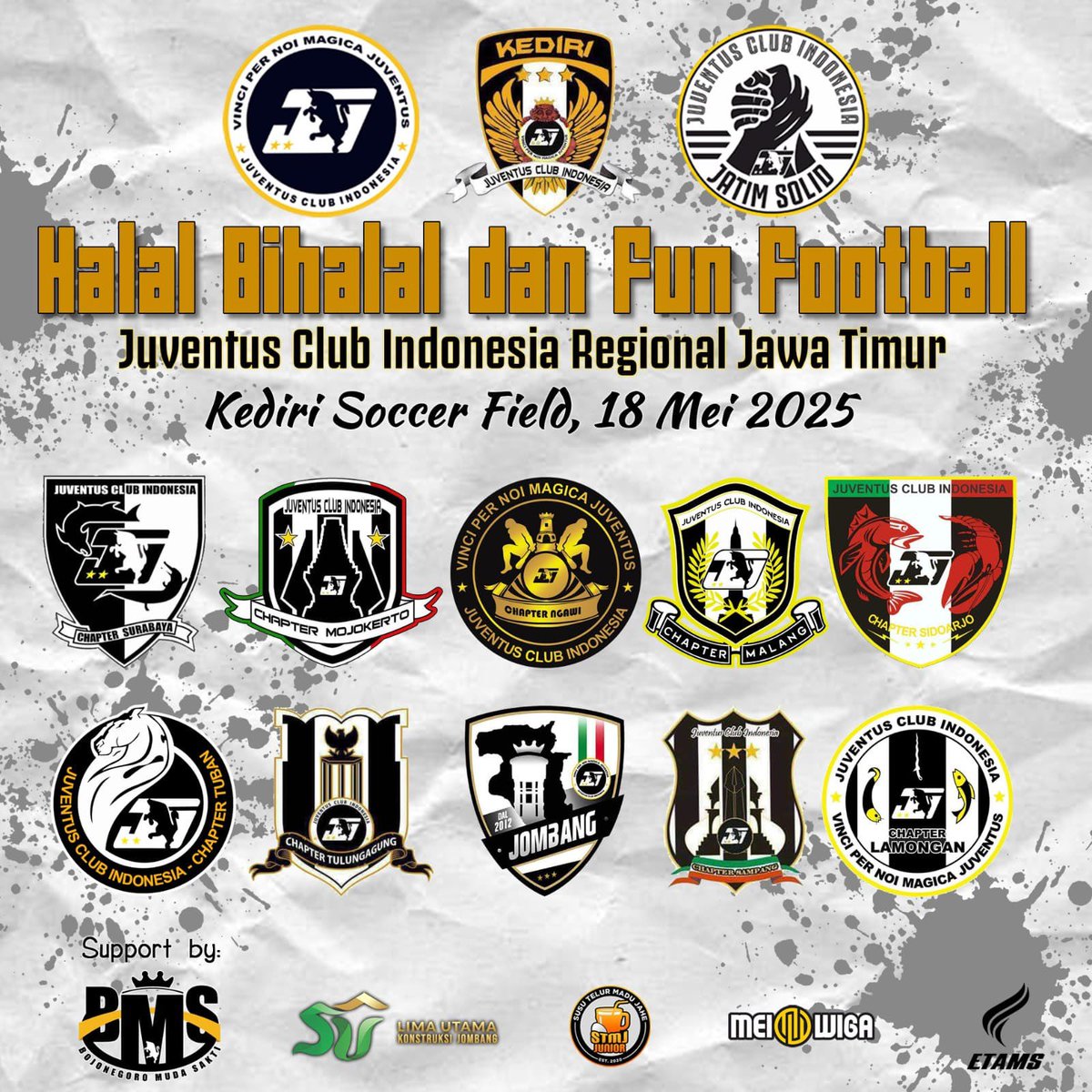 Rayakan pertemuan ini 🍻

#JCIJatimSolid ⚫️⚪️
#ForzaJuve
#ForzaJCI
