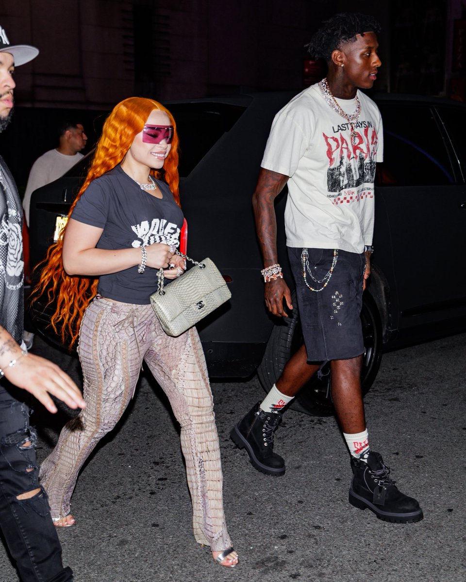 blitzfits's tweet image. Ice Spice & Sauce Gardner pulled up to Knicks vs. Celtics Game 6 at MSG. 💧