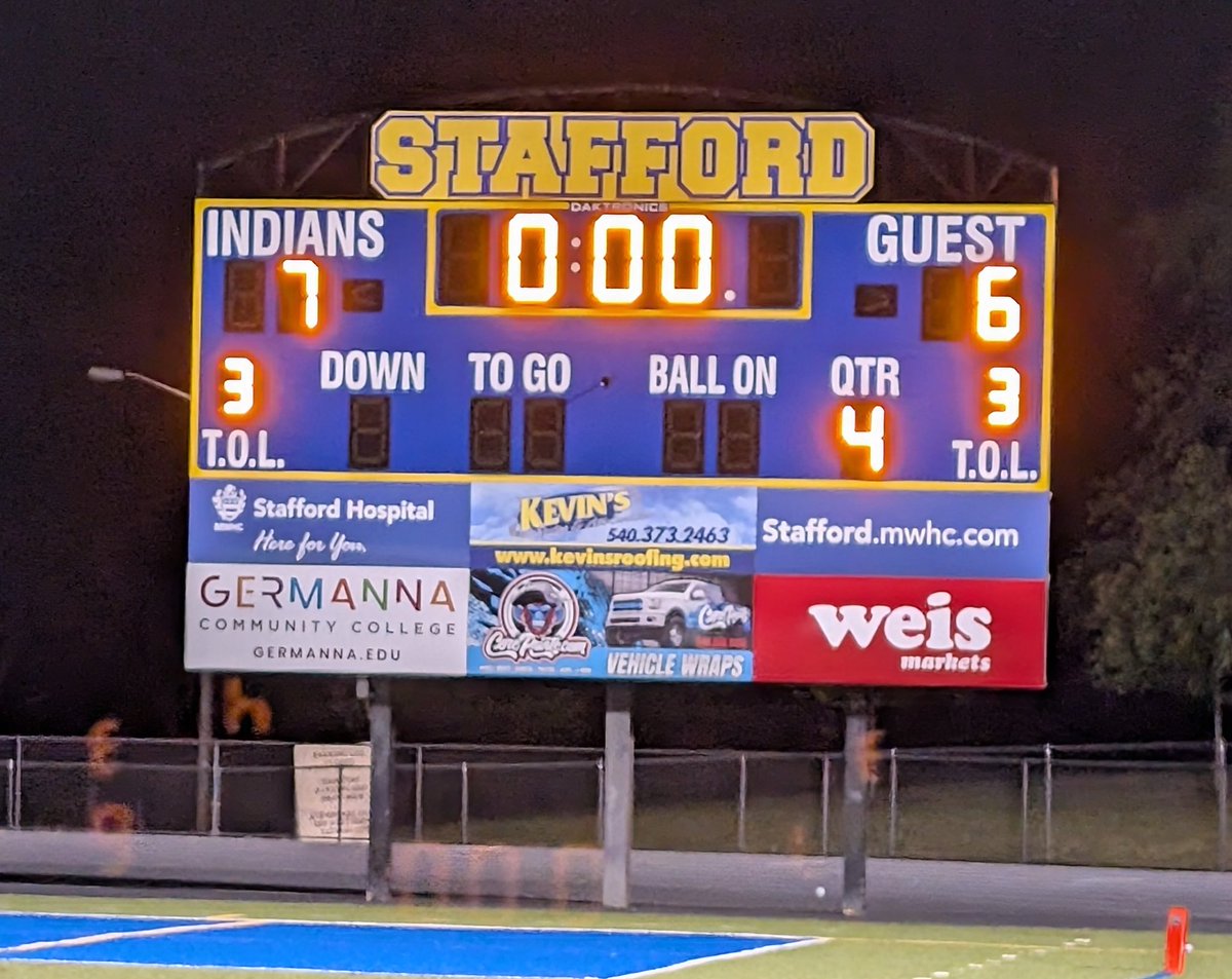 Congrats to our Lacrosse teams for powerful performances tonight! Girls LAX defeated Brooke Point 18-4, and Boys LAX executed a dramatic comeback to defeat Riverbend 7-6! 💙💛

Both teams play on the road Tuesday, 5/20:
Boys @ Colonial Forge (5:30pm)
Girls @ Mountain View (6pm)