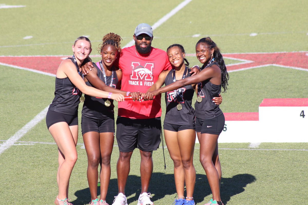 MHS Bronco Sports (@mhsbroncosports) on Twitter photo Congratulations to <a href="/BroncoTrack/">Mustang Track and Field</a> Girls 4x200 relay on setting the 6A State Meet Record 1:37.14 on their way to a State Title. ๐ฅ๐ฅ Congratulations to <a href="/BroncoTrack/">Mustang Track and Field</a> Girls 4x200 relay on setting the 6A State Meet Record 1:37.14 on their way to a State Title. ๐ฅ๐ฅ