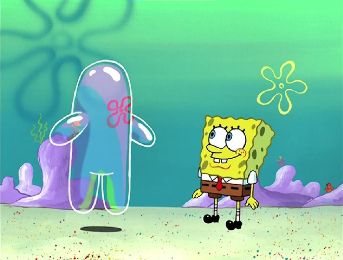 I can't believe Bubble Buddy from Spongebob did that. 💔