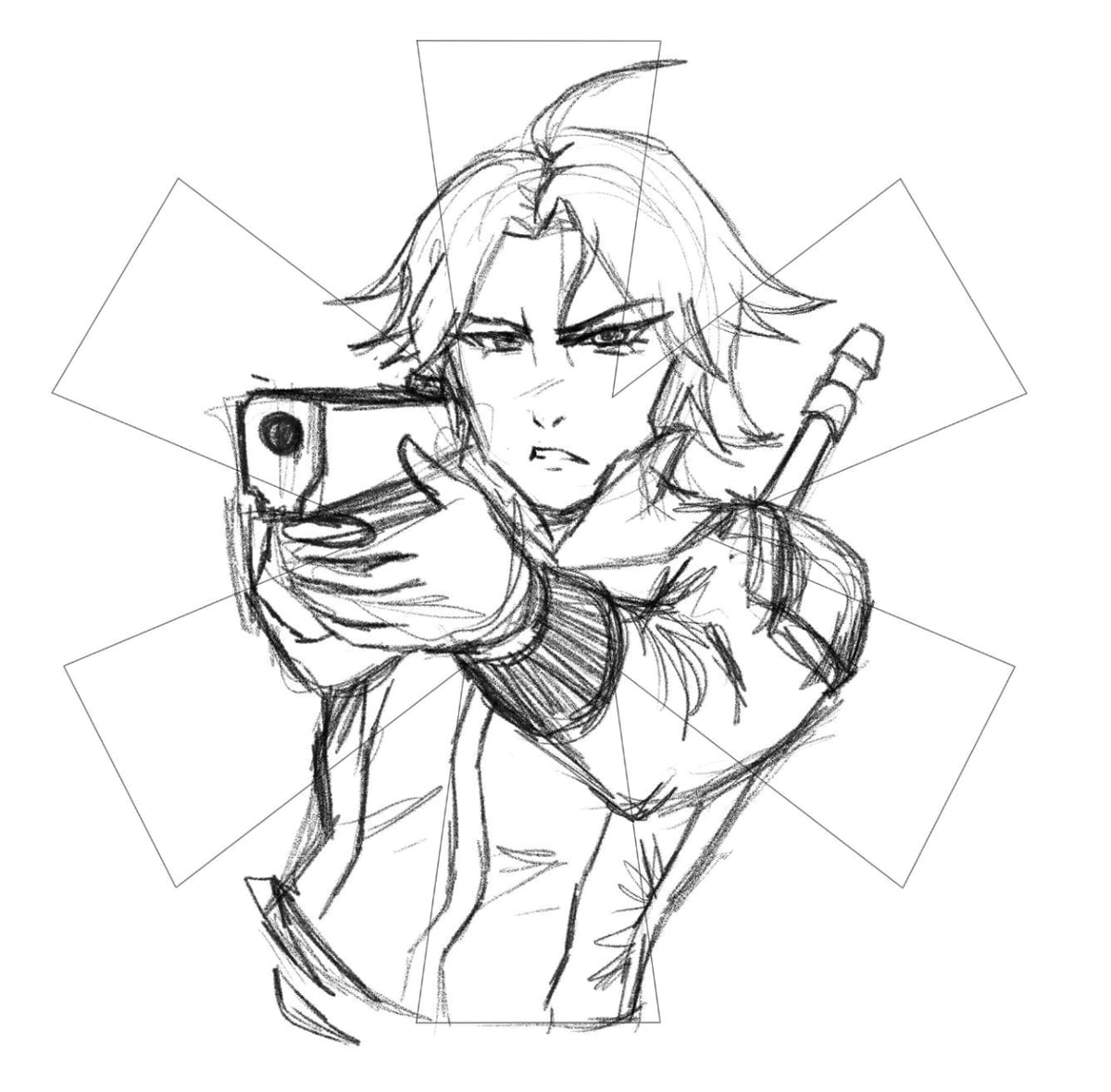 LuanRot's tweet photo. quick sketch
#Thunderbolts #Yelena #FlorencePugh https://t.co/YEzvnPm0bs