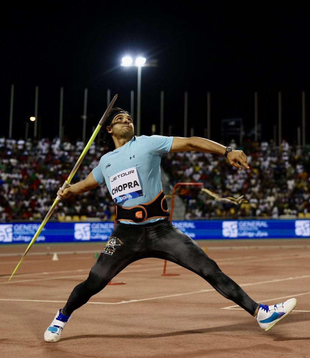 Pankaj Nain IPS (@ipspankajnain) on Twitter photo Neeraj Chopra finally breaches the 90m mark at the Doha Diamond League, launching a career-best throw of 90.23m!
Well done Champion
#NeerajChopra #90m
<a href="/Neeraj_chopra1/">Neeraj Chopra</a> Neeraj Chopra finally breaches the 90m mark at the Doha Diamond League, launching a career-best throw of 90.23m!
Well done Champion
#NeerajChopra #90m
<a href="/Neeraj_chopra1/">Neeraj Chopra</a>