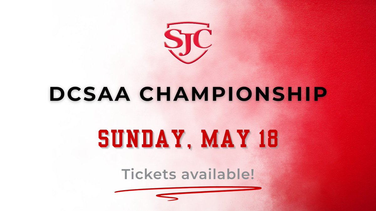 🎟️ Championship Sunday is here!
Come out and support our teams in the DCSAA Finals on May 18:

🥎 Softball vs. NCS
📍 Nationals Youth Academy
🕔 5:00 pm

🥍 Girls' Lacrosse vs. Visi
📍 Cardinal Stadium, Catholic University
🕚 11:00 am

🎟️ ow.ly/XH1A50VUjIW

#GoCadets