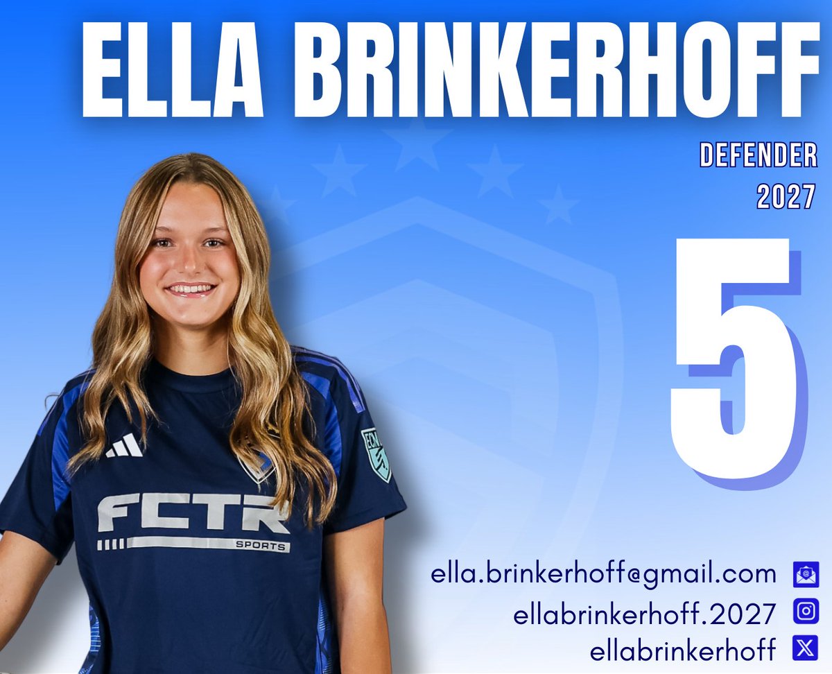 StingECNL09's tweet image. Meet Ella #5, Class of 2027 @ellabrinkerhoff
Highlights:
2024 UIL 6A State Champion
2024 Academic All District
2025 Academic All District
2025 2nd Team All District
Prosper High School
Varsity Soccer | GPA: 4.7/4.0
