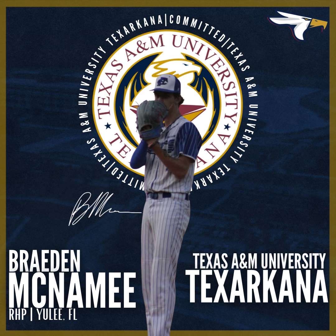 Braeden McNamee (@braedenmcnamee) on Twitter photo After many conversations with family I I will be furthering my academic and baseball career at Texas A&M University Texarkana. I would like to thank God for blessing me with this opportunity. Time to get to work! Go Eagles! <a href="/Brewsterc29/">Chase Brewster</a> <a href="/TAMUT_Athletics/">TAMUT Athletics</a> <a href="/CoachBarnes904/">BARNES 23</a> After many conversations with family I I will be furthering my academic and baseball career at Texas A&M University Texarkana. I would like to thank God for blessing me with this opportunity. Time to get to work! Go Eagles! <a href="/Brewsterc29/">Chase Brewster</a> <a href="/TAMUT_Athletics/">TAMUT Athletics</a> <a href="/CoachBarnes904/">BARNES 23</a>