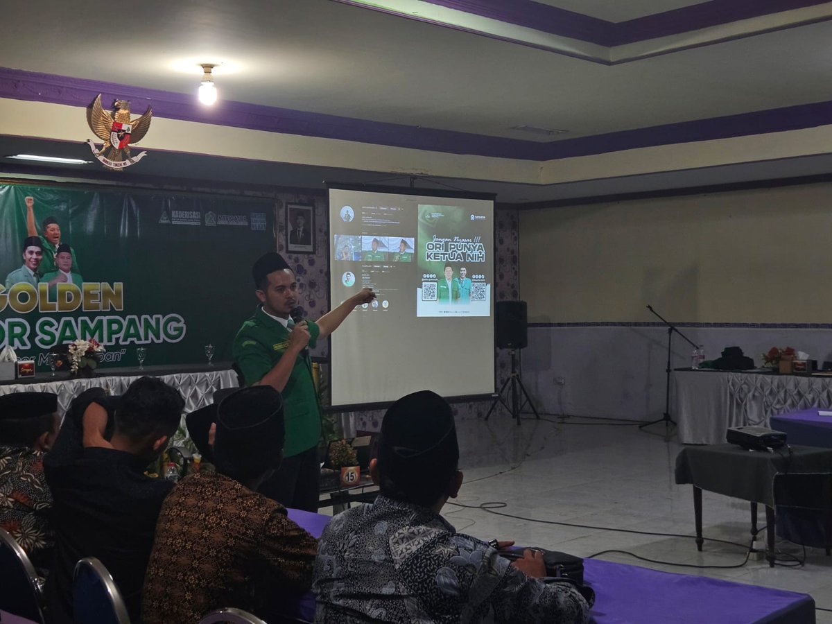 Alhamdulillah, bisa membersamai para Peserta Golden PKL PC GP Ansor Sampang, smoga kelak kita semua mampu menjadi dan diakui sebagai Santri Hadrotussyaikh KH. Hasyim Asy’ari yang senantiasa berkhidmat untuk NU dan NKRI