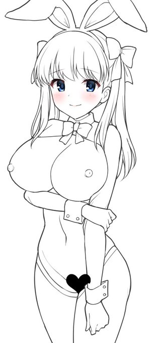 逆バニーのどっちを描いてる 