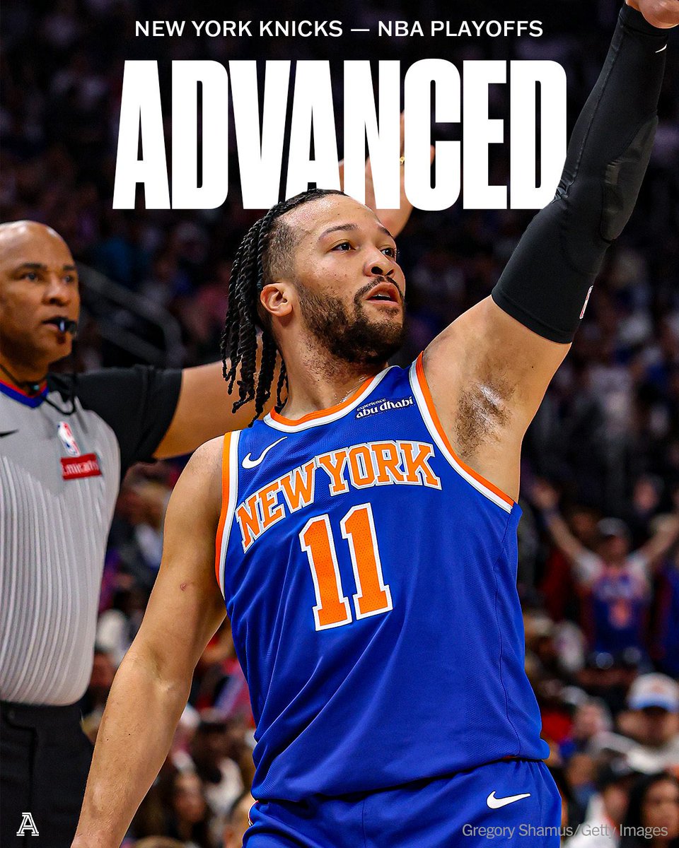 BING BONG 🔔

The New York Knicks have knocked out the defending champion Boston Celtics to advance to its first Eastern Conference Finals in 25 years.