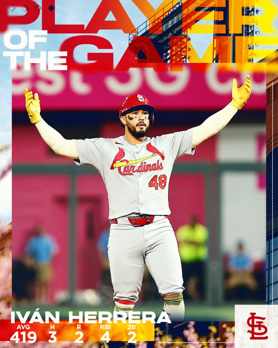 Iván Herrera just keeps raking!