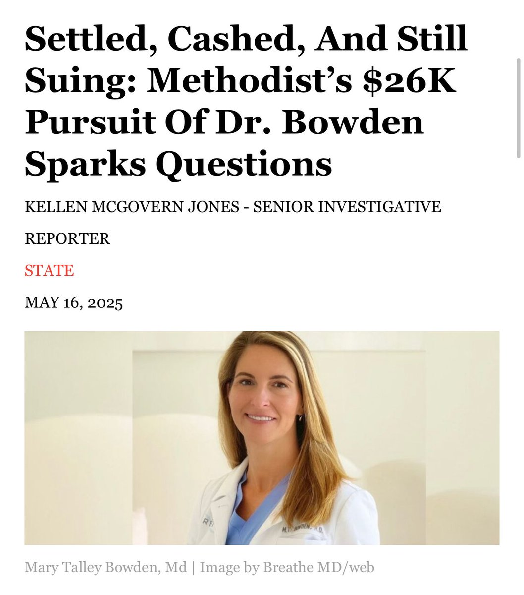 Mary Talley Bowden MD tweet media