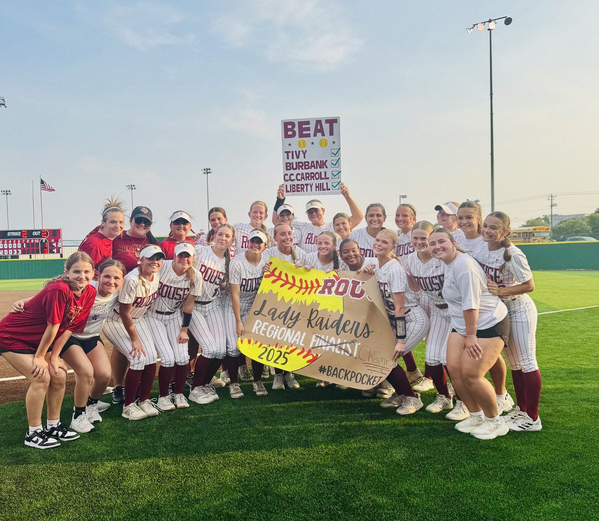 Becky Craig (@beckycraig19) on Twitter photo Congratulations to our Regional Champs <a href="/Rouse_Softball/">Rouse Softball</a>!!!! State Semi-finals, here come the Raiders! <a href="/LeanderisdATH/">Leander ISD Athletics</a> <a href="/LeanderISD/">Leander ISD</a> Congratulations to our Regional Champs <a href="/Rouse_Softball/">Rouse Softball</a>!!!! State Semi-finals, here come the Raiders! <a href="/LeanderisdATH/">Leander ISD Athletics</a> <a href="/LeanderISD/">Leander ISD</a>