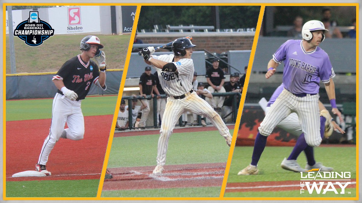 Conference Carolinas (@confcarolinas) on Twitter photo All three Conference Carolinas baseball teams fell in the 2025 <a href="/NCAADII/">NCAA Division II</a> Baseball Southeast Regionals as <a href="/abbeyathletics/">Abbey Athletics #RaisetheRed</a> and <a href="/NGUAthletics_/">North Greenville University Athletics</a> will face elimination games on Saturday.
🔗: bit.ly/43vigZ3
#LeadingTheWay All three Conference Carolinas baseball teams fell in the 2025 <a href="/NCAADII/">NCAA Division II</a> Baseball Southeast Regionals as <a href="/abbeyathletics/">Abbey Athletics #RaisetheRed</a> and <a href="/NGUAthletics_/">North Greenville University Athletics</a> will face elimination games on Saturday.
🔗: bit.ly/43vigZ3
#LeadingTheWay