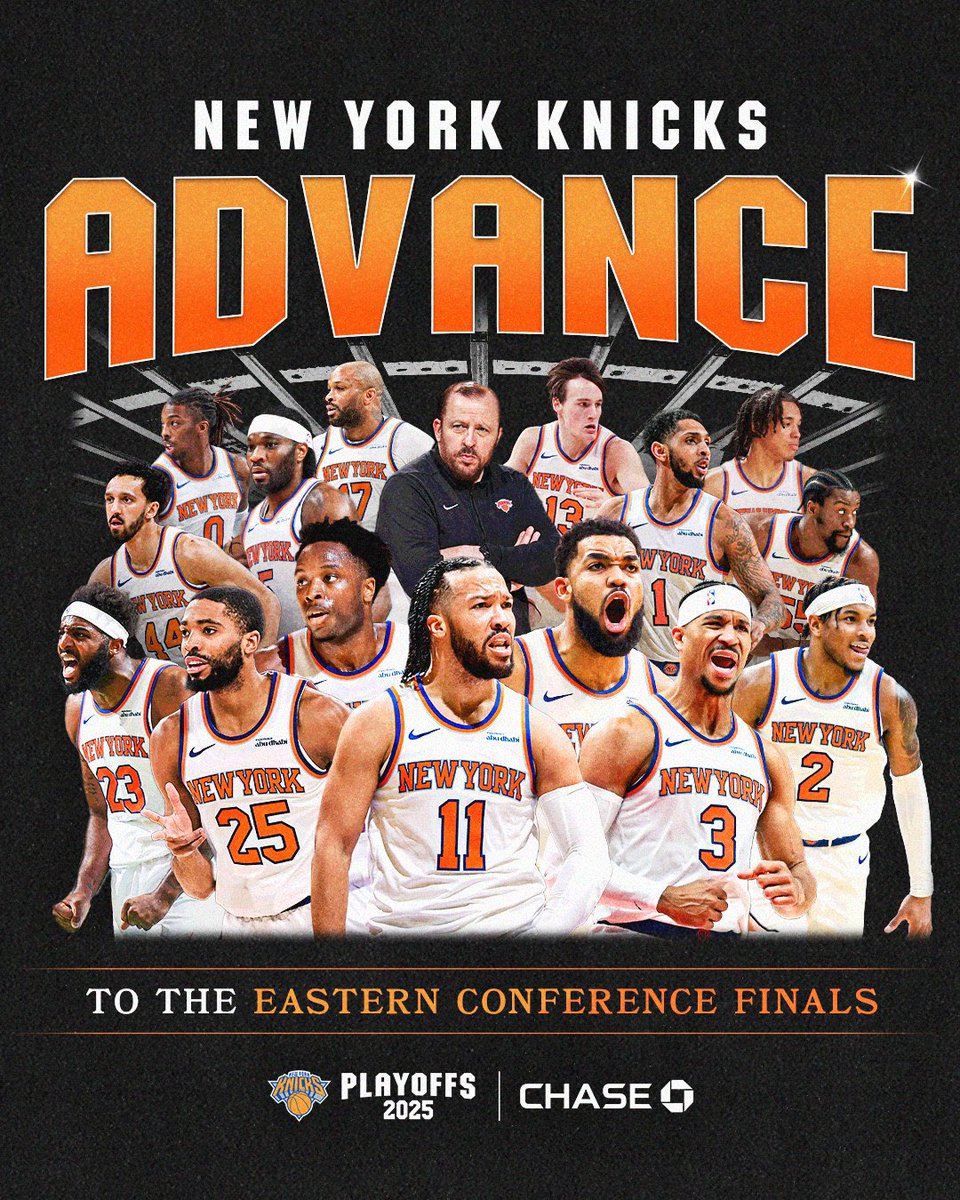 If you're not a Knicks fan, you just don't get it man. 

We all go through so much in our personal lives. The Knicks playing like this gives us a sense of peace &amp; happiness, an escape from everything. 

This victory, getting to the ECF means so much to us all as a whole 🥲