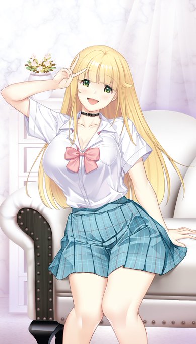 #金髪 
#制服
似合う(^^)v 