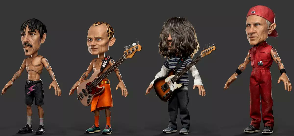 RHCPStuff's tweet image. After doing a day of motion capture with the band at a studio in the  Valley, Fincher and a crew of animators from Culver City’s Blur Studio  spent about 13 months working on “Can’t Stop.” Fincher said the hard  part was giving the marionettes a feeling of suspension.