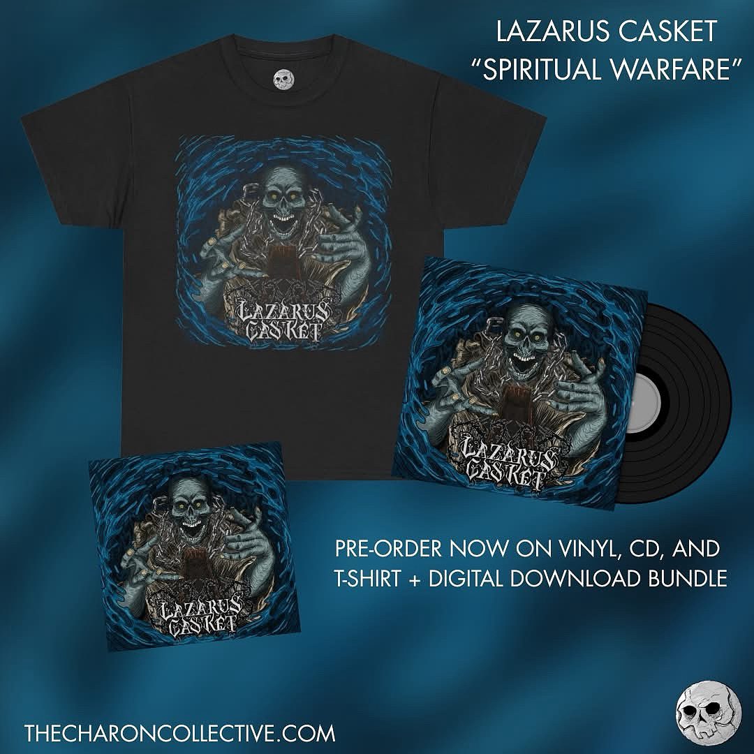 The new LAZARUS CASKET album “Spiritual Warfare” comes out 5/30/25. Preorder for vinyl (with bonus tracks), CD, t-shirt bundles available + digital download are available NOW via The Charon Collective! LINK IN BIO <a href="/lazaruscasket/">Lazarus Casket</a> 

lazaruscaskettcc.bandcamp.com/album/spiritua…

<a href="/ADHDent562/">ADHD Entertainment</a>