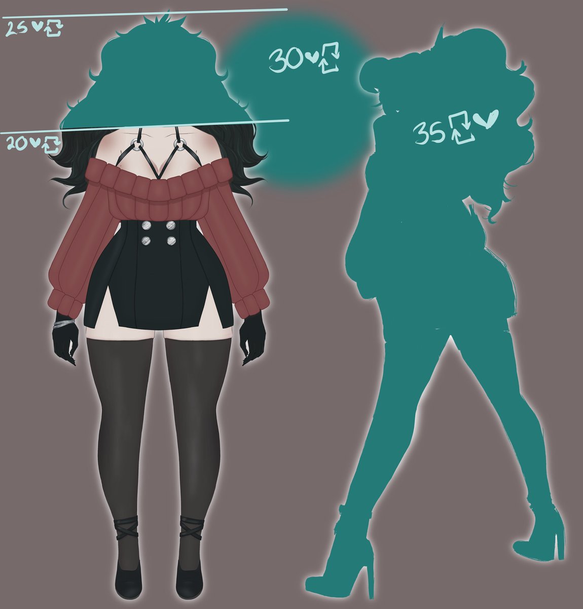 AdhdAriesArt's tweet image. Gotta look a little cozy when not dealing with wayward souls and demon hunters~