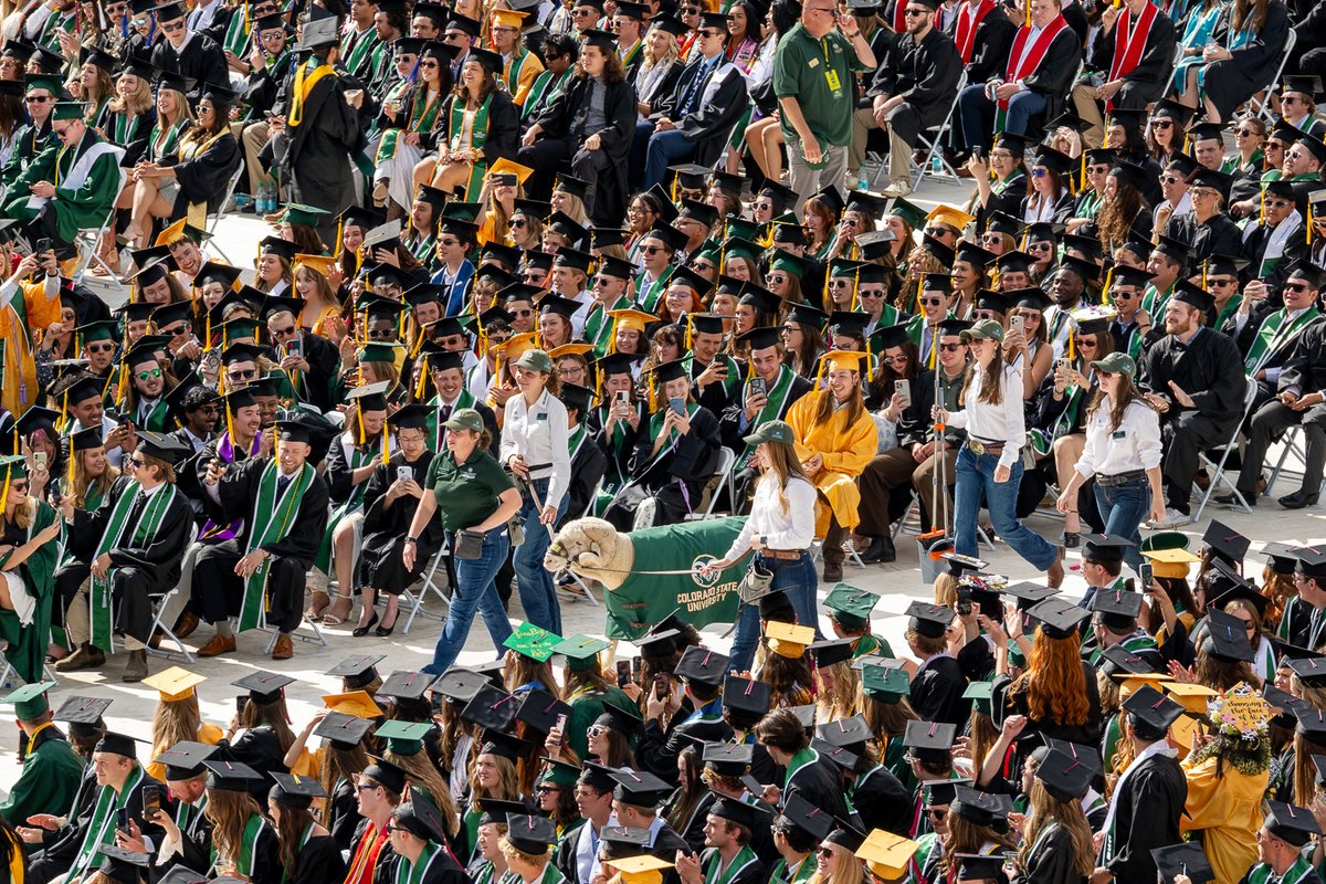 ColoradoStateU's tweet image. We give you...the #CSUClassOf2025 🎓