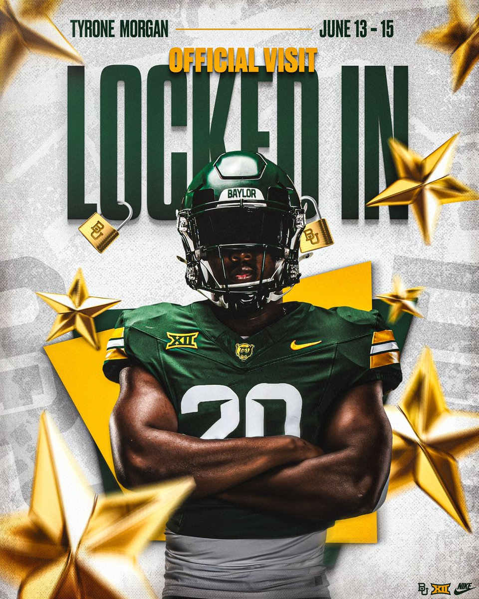 LOCKED IN!!! <a href="/CoachCarsonHall/">Carson Hall</a> <a href="/ahunt90/">Aaron Hunt</a> <a href="/BUFootball/">Baylor Football</a> <a href="/JeritRoser/">Jerit Roser</a> <a href="/samspiegs/">Sam Spiegelman</a> <a href="/adamgorney/">Adam Gorney</a> <a href="/jkleesportz/">JK Lee Sportz</a> <a href="/RecruitLouisian/">Recruit Louisiana™️</a> <a href="/ChadSimmons_/">ChadSimmons</a> <a href="/TheUCReport/">Billy Tucker</a> <a href="/TomLoy247/">Tom Loy</a> <a href="/Ben_Takn_It_Ez/">Coach Benjamin Morgan</a> <a href="/CoachCDClark/">Coach Chris Clark</a>