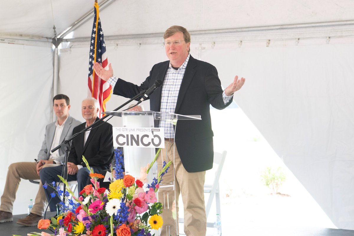 Yesterday, the Golden Triangle Development LINK and our regional and state partners celebrated the official TVA certification of the CINCO Megasite—a 1,440-acre site in Lowndes County, now the fifth megasite in the Golden Triangle. 
gtrlink.org/golden-triangl…