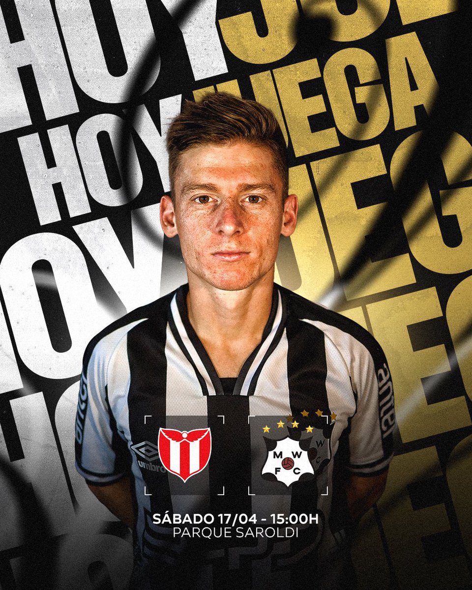 𝗛𝗢𝗬 𝗝𝗨𝗘𝗚𝗔 𝗪𝗔𝗡𝗗𝗘𝗥𝗘𝗥𝗦 🏴🏳️

🆚 River Plate
🏟️ Federico Omar Saroldi
⌚️ 15:00

#Dale𝐖𝐚𝐧𝐝𝐞𝐫𝐞𝐫𝐬 | #SomosEl𝐏𝐫𝐚𝐝𝐨