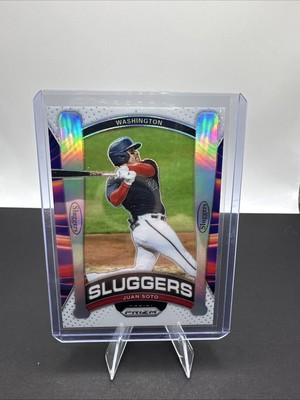 nothingbutcard's tweet image. Juan Soto SILVER REFRACTOR SLUGGERS HOLO PANINI PRIZM SPECIAL INSERT CARD #SL5 #ad #thehobby cardpromoter.com/2025/05/16/bas…