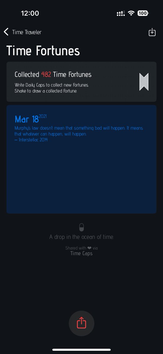 TimeCaps_App's tweet image. 😴 Time Caps 3.1 is out with Dark Mode (finally).