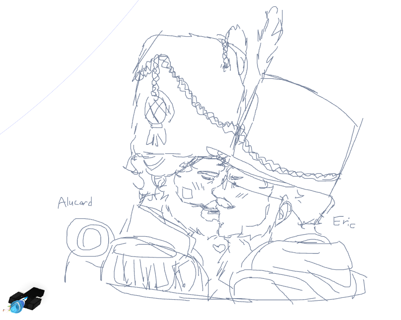 sunscrenbottlez's tweet image. I made some doodles on free draw of my gnb ocs 👅
-The French sapper on the last one isn't my oc fyi
#GNB #gutsandblackpowder #roblox